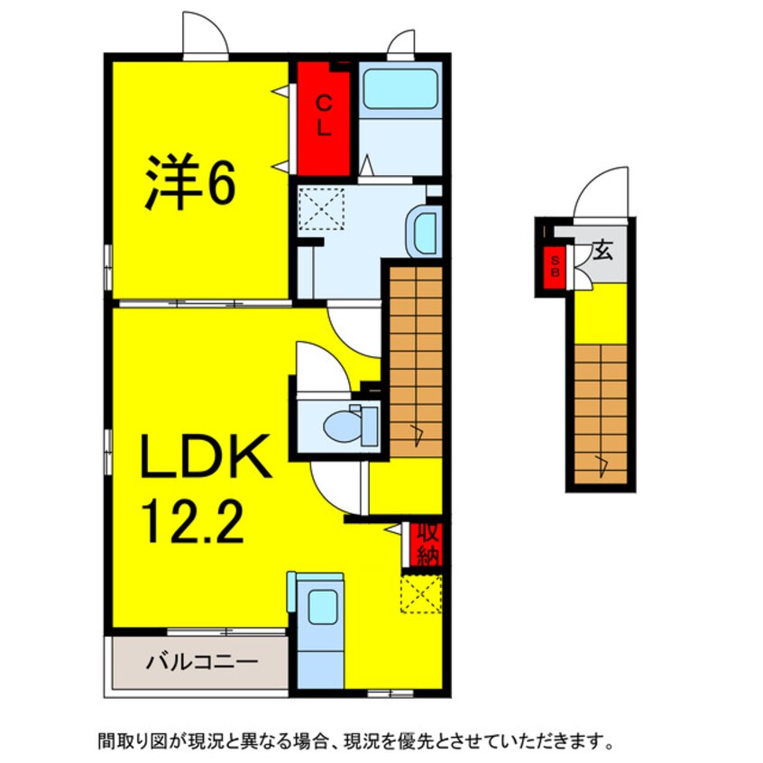 間取図 京成本線/京成臼井駅 徒歩26分 2階 築5年