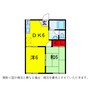 京成本線/京成臼井駅 徒歩10分 2階 築35年 2DKの間取り