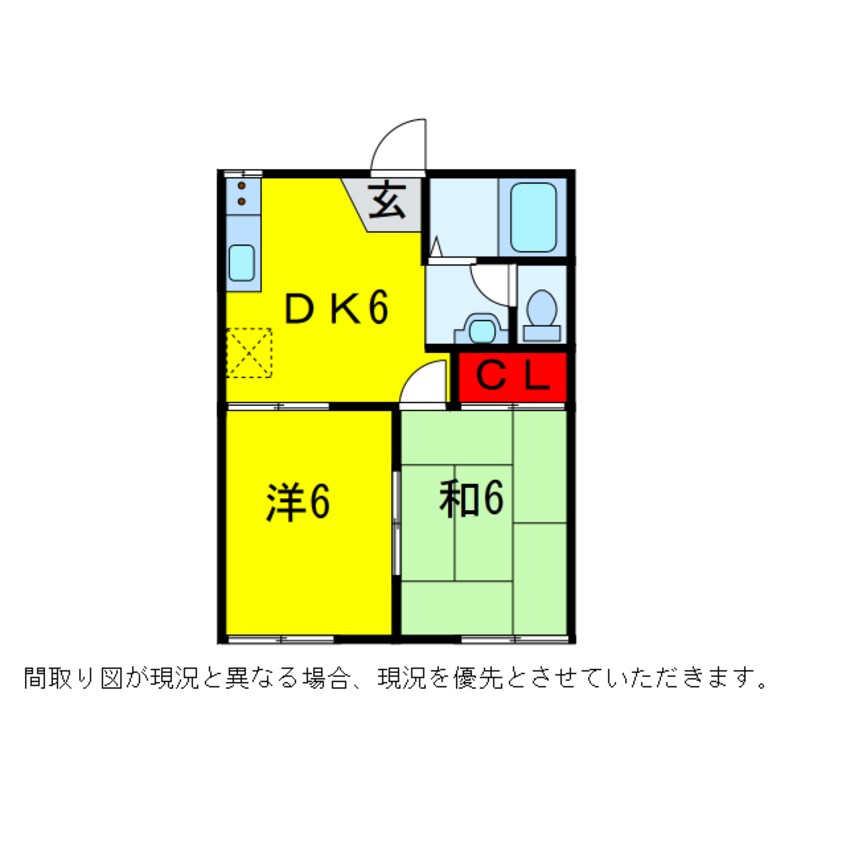 間取図 京成本線/京成臼井駅 徒歩10分 2階 築35年