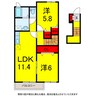 京成本線/志津駅 バス:10分:停歩4分 2階 築16年 2LDKの間取り