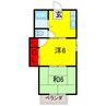 京成本線/京成佐倉駅 徒歩8分 2階 築40年 2Kの間取り