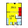 総武本線/佐倉駅 徒歩7分 3階 築45年 1LDKの間取り