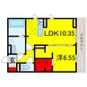 総武本線/佐倉駅 徒歩23分 2階 築3年 1LDKの間取り