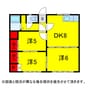 京成本線/京成臼井駅 徒歩17分 2階 築34年 3DKの間取り