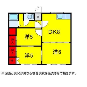 間取図 京成本線/京成臼井駅 徒歩17分 2階 築35年