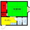 総武本線/四街道駅 徒歩16分 2階 築31年 1Kの間取り