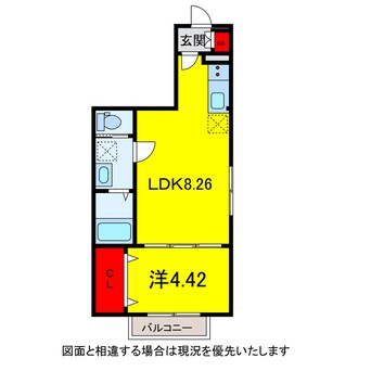 間取図 総武本線/都賀駅 徒歩7分 2階 築3年