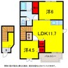 京成本線/京成臼井駅 徒歩35分 2階 築23年 2LDKの間取り