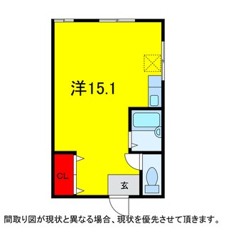 間取図 京成本線/京成佐倉駅 徒歩3分 3階 築42年