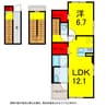 総武本線/四街道駅 徒歩16分 3階 築浅 1LDKの間取り