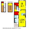 総武本線/四街道駅 徒歩16分 3階 築浅 1LDKの間取り