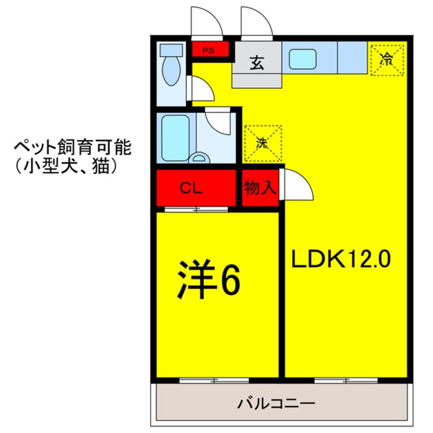 間取図 京成本線/京成臼井駅 徒歩9分 1階 築27年