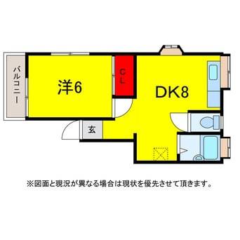間取図 総武本線/四街道駅 徒歩23分 1階 築34年