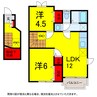 京成本線/京成臼井駅 徒歩30分 2階 築25年 2LDKの間取り