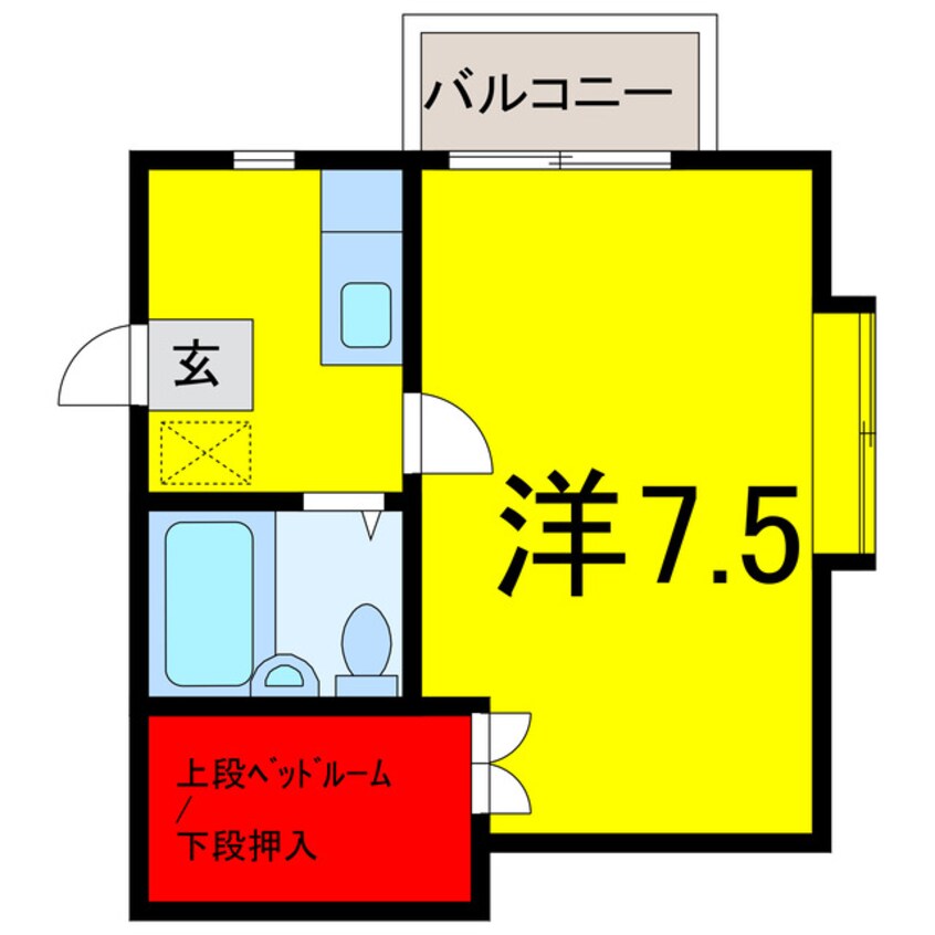 間取図 京成本線/ユーカリが丘駅 徒歩10分 1階 築32年