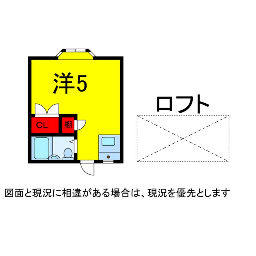 間取図 京成本線/志津駅 徒歩5分 2階 築35年