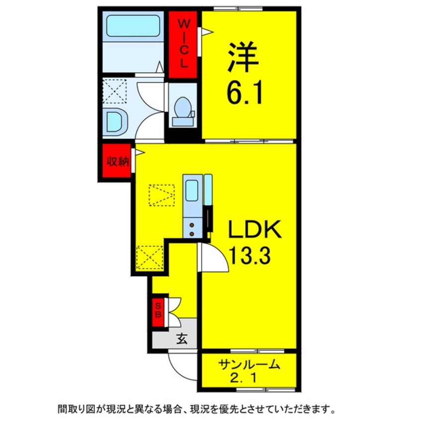 間取図 総武本線/佐倉駅 徒歩14分 1階 1年未満