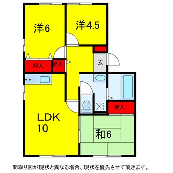 間取図 京成本線/志津駅 徒歩10分 2階 築30年