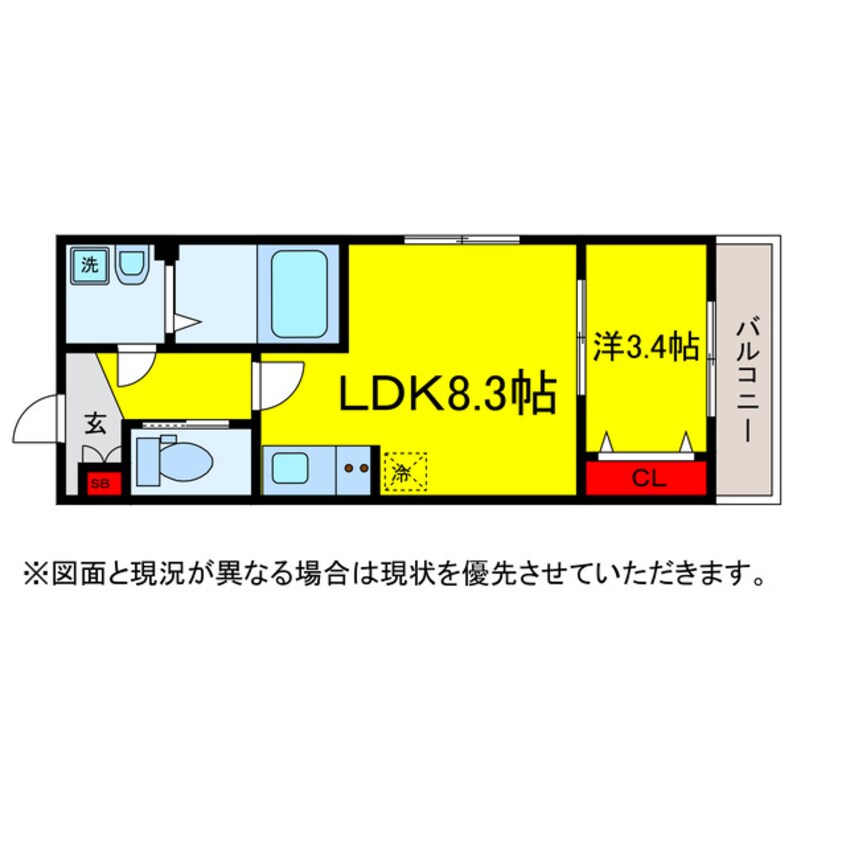 間取図 総武本線/都賀駅 徒歩5分 1階 1年未満