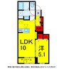 成田線/佐倉駅 徒歩10分 1階 築3年 1LDKの間取り