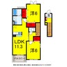 京成本線/京成臼井駅 バス:5分:停歩5分 2階 築17年 2LDKの間取り