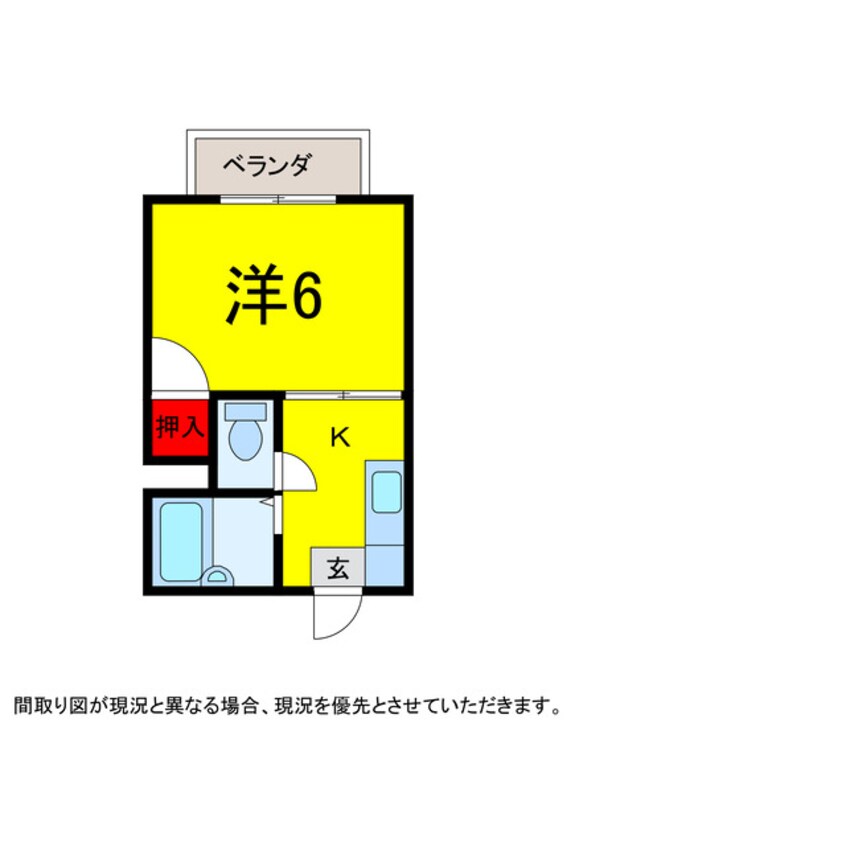 間取図 京成本線/京成臼井駅 徒歩31分 2階 築31年