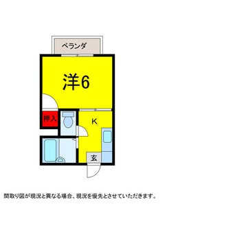 間取図 京成本線/京成臼井駅 徒歩31分 2階 築31年