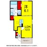 京成本線/京成臼井駅 徒歩30分 1階 1年未満 1LDKの間取り