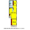 総武本線/都賀駅 徒歩3分 2階 築浅 1LDK+Sの間取り