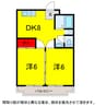 千葉都市モノレール２号線/スポーツセンター駅 徒歩43分 2階 築32年 2DKの間取り