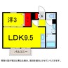 京成本線/京成臼井駅 徒歩10分 2階 築17年 1LDKの間取り