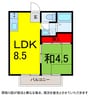 京成本線/京成臼井駅 徒歩8分 1階 築34年 1LDKの間取り