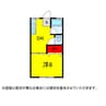 総武本線/四街道駅 徒歩8分 1階 築43年 1DKの間取り