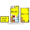 総武本線/四街道駅 徒歩35分 1-2階 1年未満 1Rの間取り
