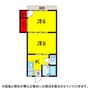 総武本線/四街道駅 徒歩7分 1階 築38年 2Kの間取り
