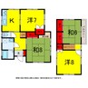 総武本線/物井駅 徒歩32分 1-2階 築41年 4DKの間取り