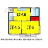 総武本線/四街道駅 徒歩25分 2階 築35年 2DKの間取り