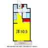 総武本線/四街道駅 徒歩2分 4階 1年未満 1Rの間取り