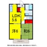 京成本線/京成臼井駅 徒歩32分 2階 築30年 2LDKの間取り