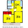 成田線/佐倉駅 徒歩7分 1階 築31年 2DKの間取り