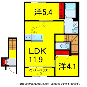 間取図 総武本線/四街道駅 徒歩13分 2階 建築中