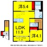 総武本線/四街道駅 徒歩13分 2階 1年未満 2LDKの間取り