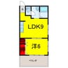 総武本線/都賀駅 徒歩36分 2-2階 築27年 1LDKの間取り