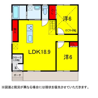 間取図 総武本線/都賀駅 徒歩36分 1階 1年未満
