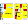 総武本線/四街道駅 徒歩24分 1-2階 1年未満 4LDKの間取り