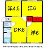 成田線/佐倉駅 徒歩8分 1階 築38年 3DKの間取り