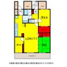 京成本線/志津駅 徒歩9分 7階 築26年 3LDKの間取り