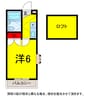 京成本線/京成佐倉駅 徒歩9分 1階 築33年 1Kの間取り