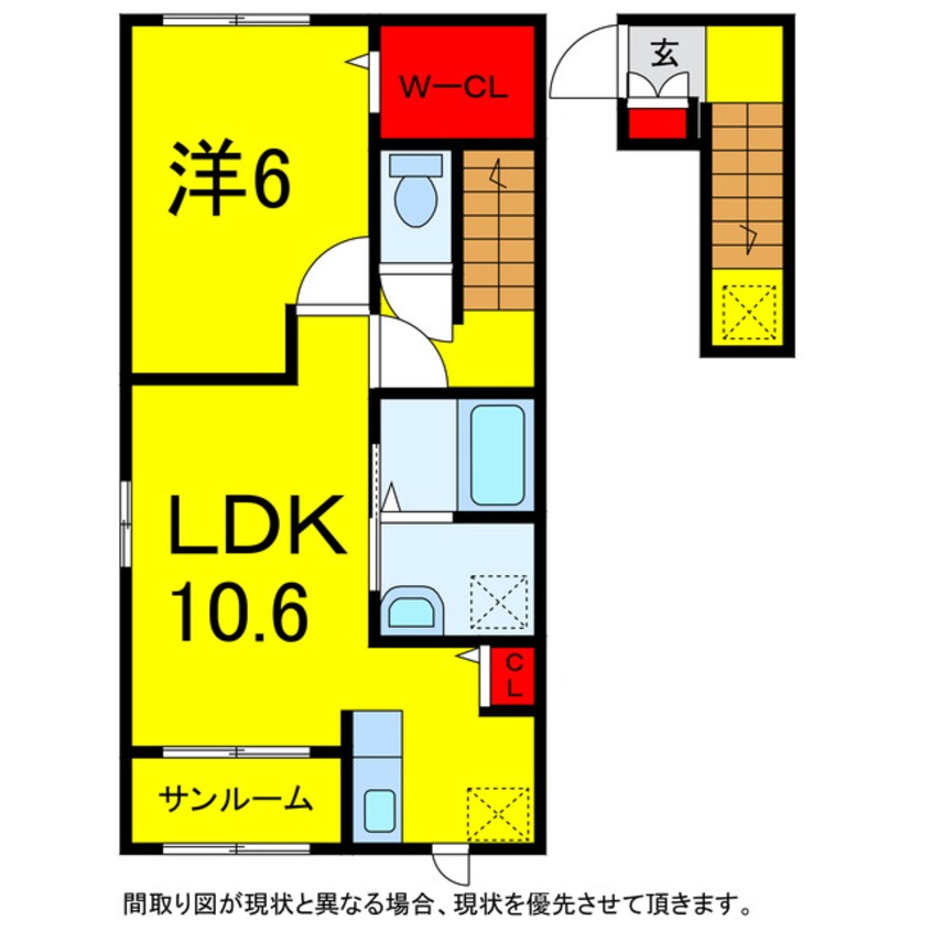 間取図 総武本線/佐倉駅 徒歩17分 2階 建築中