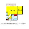 千葉都市モノレール２号線/桜木駅 徒歩4分 3階 1年未満 1LDKの間取り